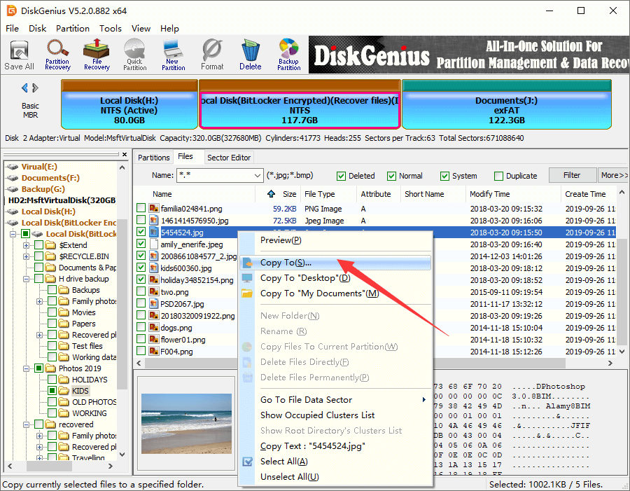 Recover Unallocated Partition