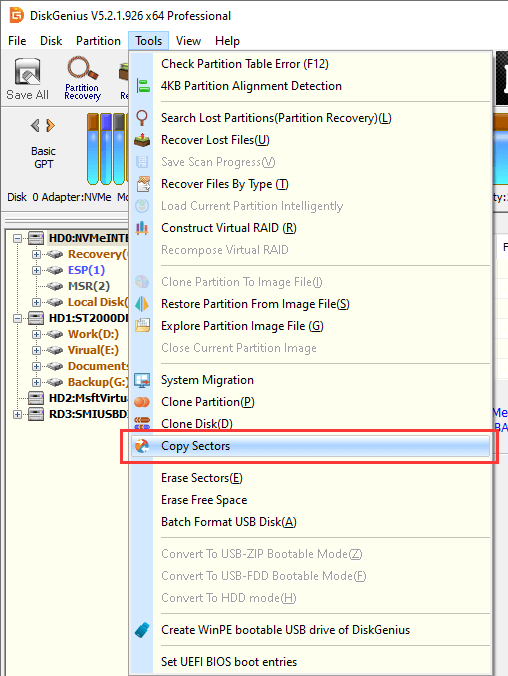 recover data from hard drive with bad sectors