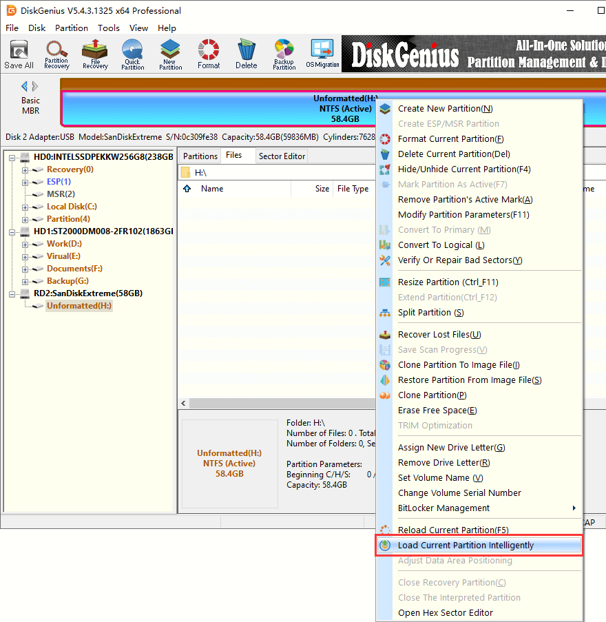 convert raw to ntfs cmd