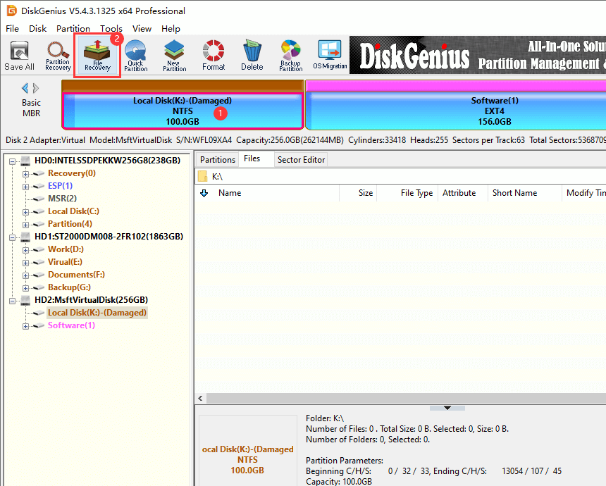 You need to format the disk in drive before you can use it