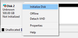 ssd will not initialize