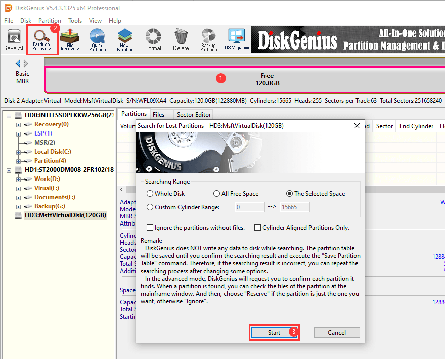 external hard drive unallocated