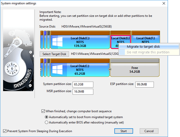 clone Windows 10 to a smaller SSD free