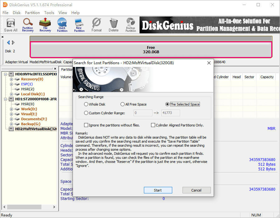 linux recover lost partition