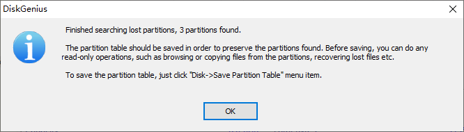 recover files from deleted partition