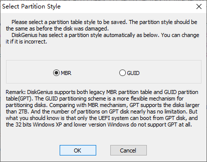 damaged partition recovery flash drive