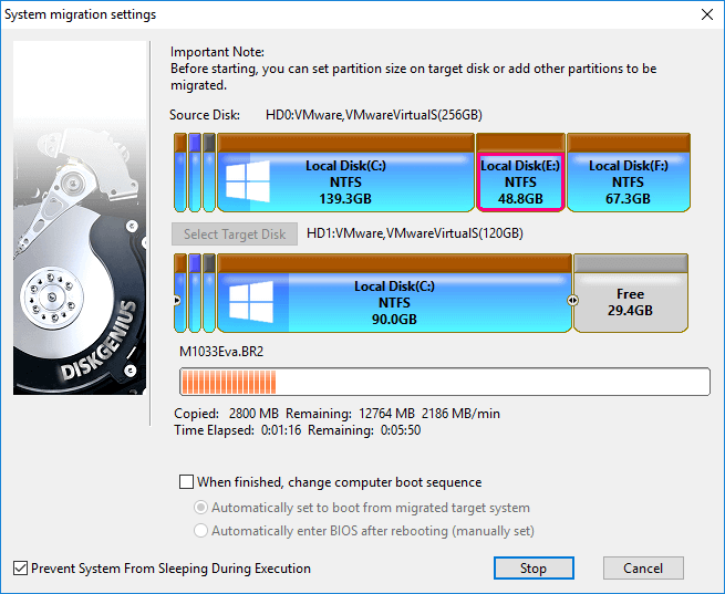 clone Windows 10 to a smaller SSD free