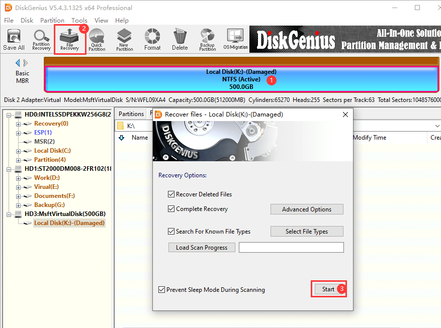 Recover Data from HDD