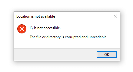 External Hard Drive Recognized But Not Accessible