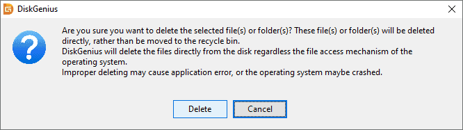 Delete Files Directly
