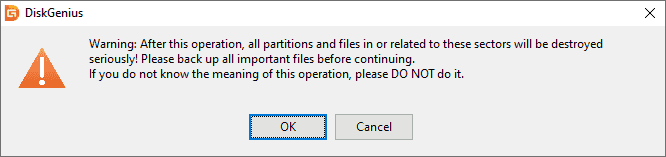 cannot unmount disk to erase it