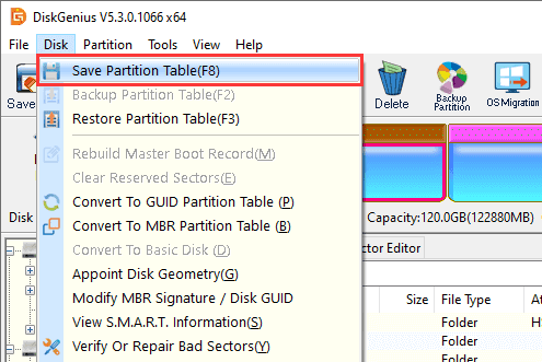 how make a partition boot again with disk genius 3.7