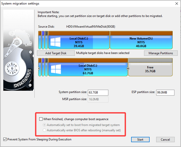 Transfer Windows 10 from HDD to SSD